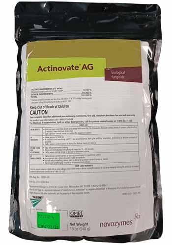 包装的近距离Actinovate AG孤立在白色背景。